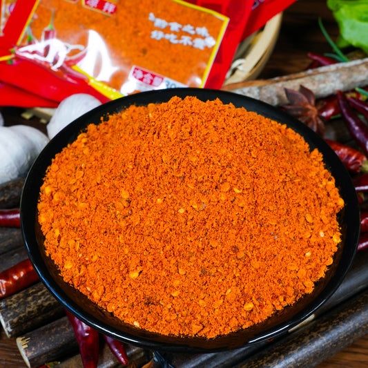 BBQ chili noodles Guizhou specialty chili noodles roasting pot barbecue spicy seasoning dry dish dipping chili powder