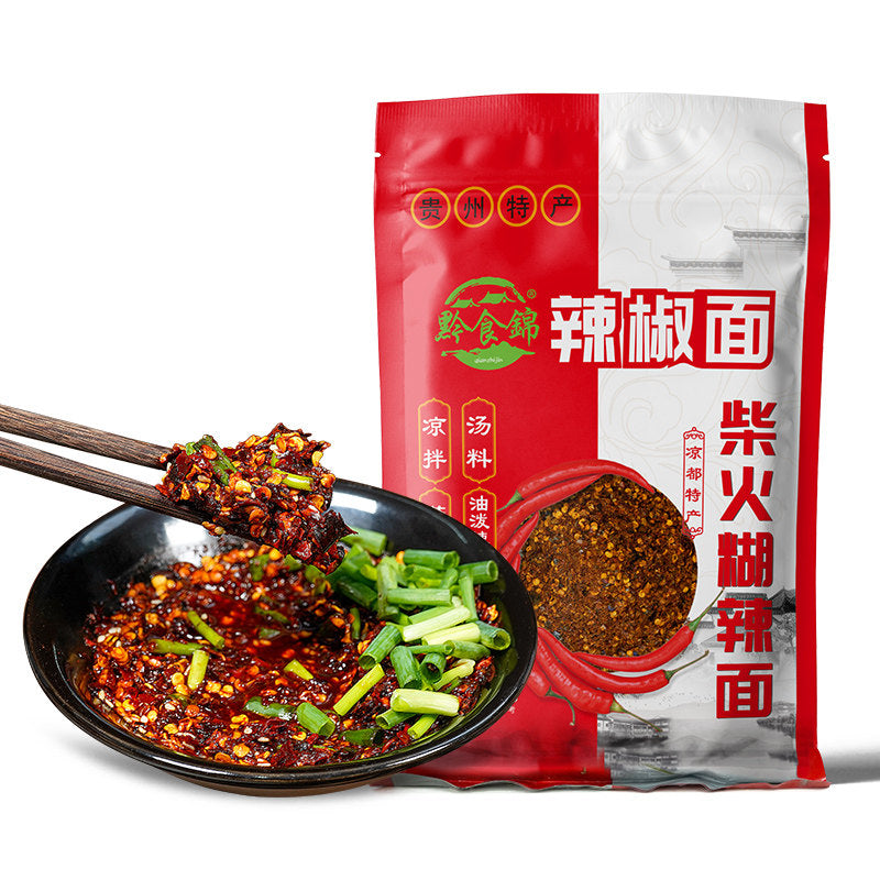 Guizhou specialty Qianshi brocade firewood and chili noodles 250g spicy sea pepper cold hot pot dipped in water household seasoning