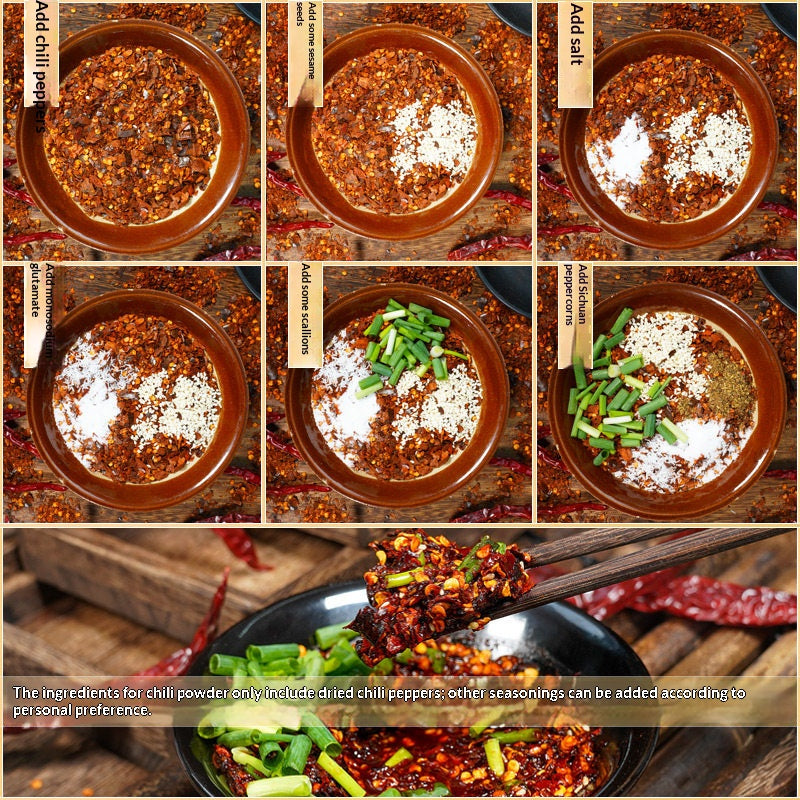 Guizhou food brocade Guizhou dipping water specialty firewood paste chili noodles oil splashed chili extra spicy hot pot dipping ingredients dipped in water seasoning