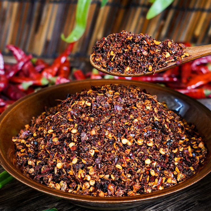 Guizhou specialty firewood paste chili noodles 500g bags of spicy sea pepper noodles with spicy Hu chili hot pot dipped in water