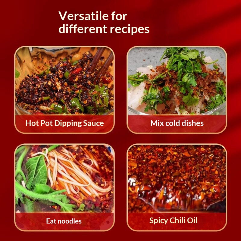 Guizhou specialty Qianshi brocade firewood and chili noodles 250g spicy sea pepper cold hot pot dipped in water household seasoning