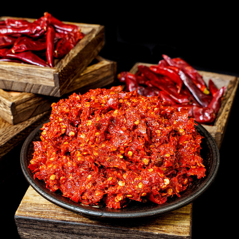 Ciba chili authentic Guizhou Ciba sea pepper sauce spicy chicken seasoning stir-fried vegetables red oil hot pot base 456g