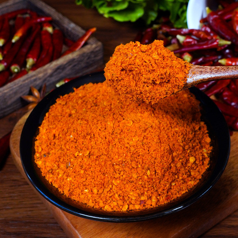 BBQ chili noodles Guizhou specialty chili noodles roasting pot barbecue spicy seasoning dry dish dipping chili powder