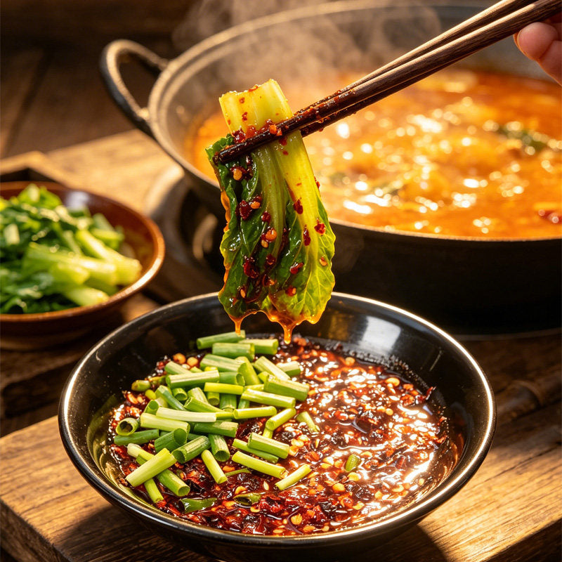 Guizhou food brocade Guizhou dipped in water firewood paste chili noodles 60gX10 bags authentic hand-rubbed Hu chili hot pot dipping seasoning