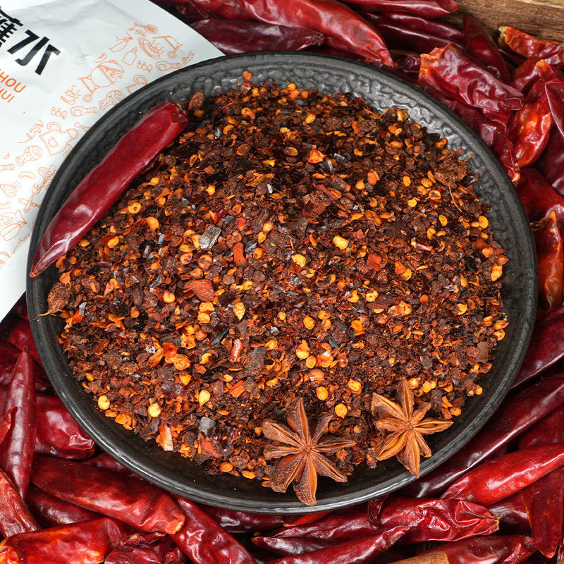 Guizhou Dipping Water Specialty Wood Ginger Chili Noodles Hot Pot Dipping Mixing 20g/bag Chili Noodles Seasoning Household