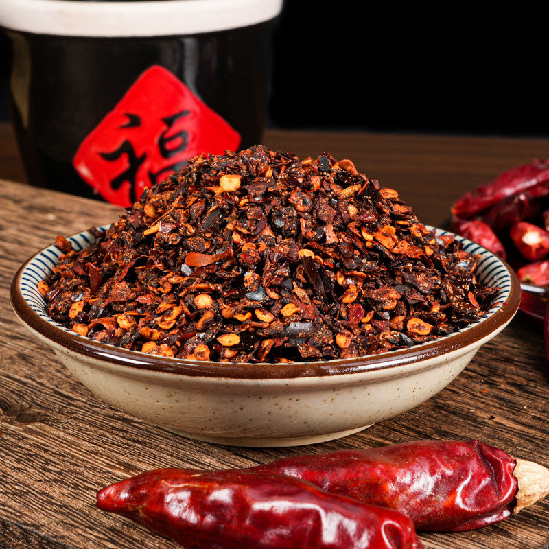Guizhou food brocade Guizhou dipped in water paste chili noodles authentic firewood wood ginger Hu chili hot pot boiled vegetables dipping seasoning