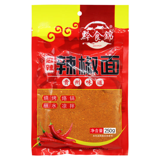 Qianshi Jinliupanshui Spicy Chili Noodles 250g BBQ Dried Dish Ingredients Guizhou Specialty Fried Potato Small Tofu Dipping Ingredients