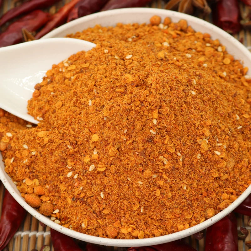 Guizhou specialty spiced spicy chili noodles 250g/bag barbecue dipping sprinkling fried seasoning household and commercial